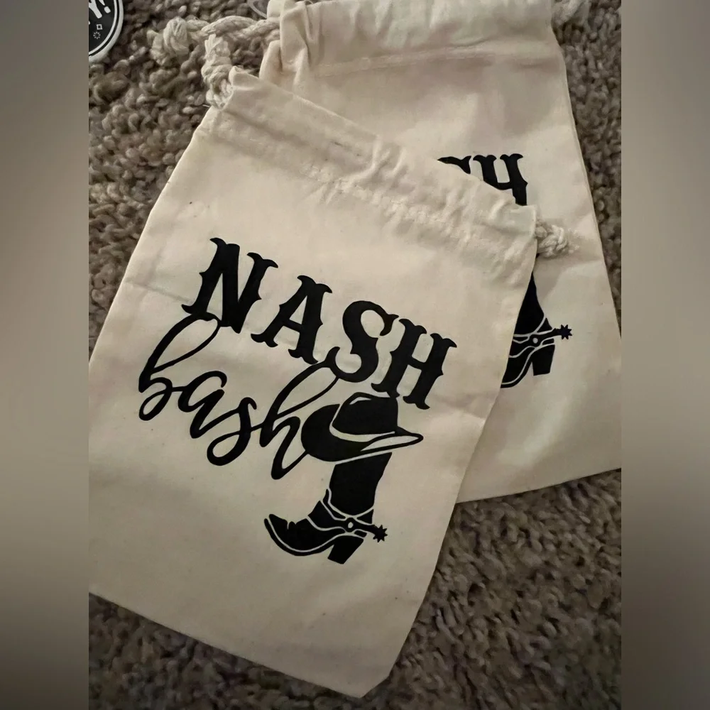 Nashville Nash Bash Bachelor Party Cowboy Favor Bags